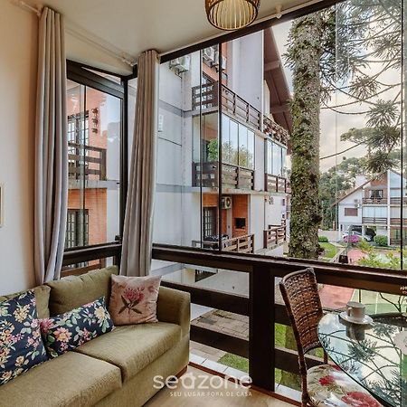 Apto Duplex C/ Lareira 100M Do Lago Negro Rln204 Gramado Eksteriør billede