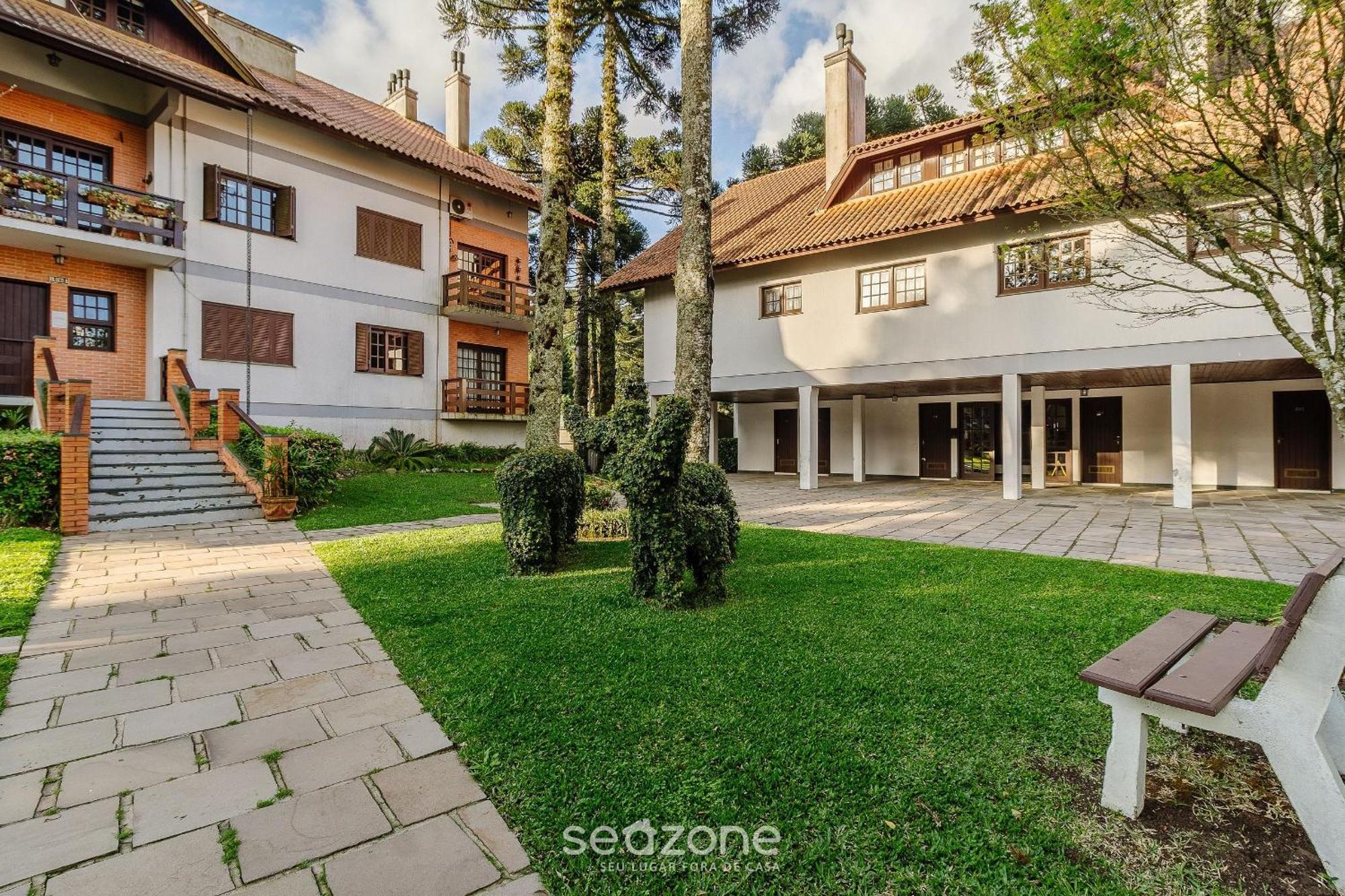 Apto Duplex C/ Lareira 100M Do Lago Negro Rln204 Gramado Eksteriør billede